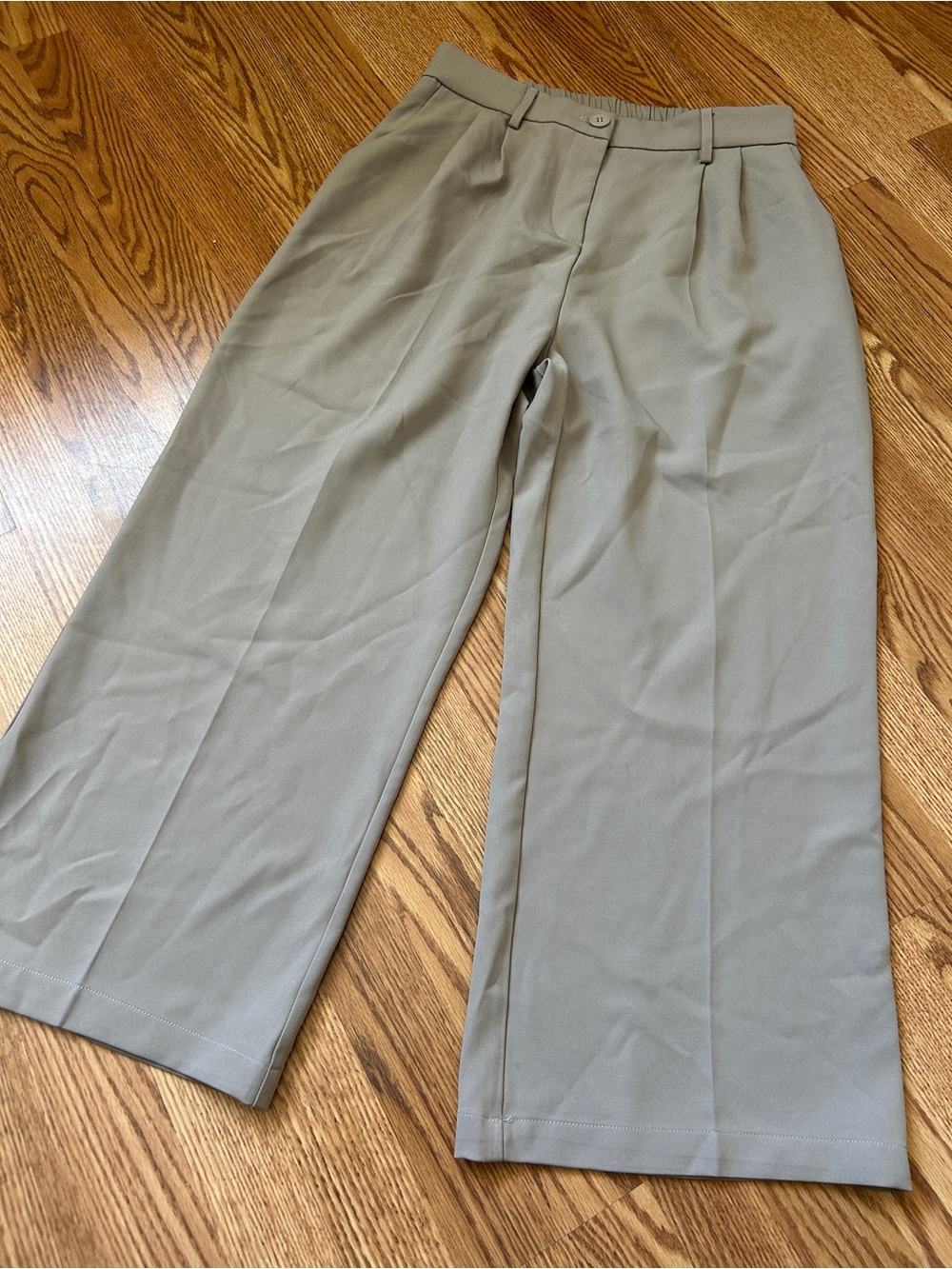 Womens Wide-Leg Dress Pants -